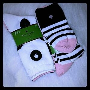 Kate spade polka dot set of 3 socks...1 set only